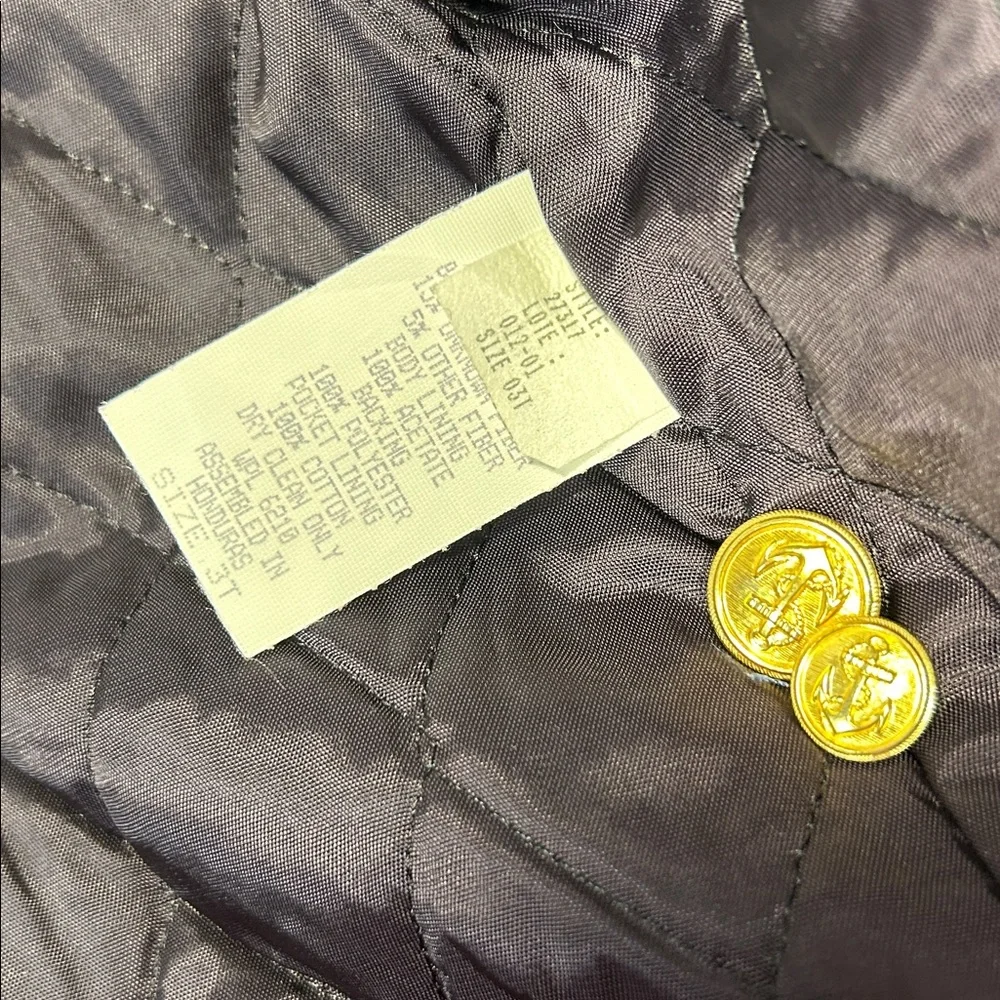 Fieldston Clothes wool pea navy marine coat K00058 size 3T